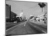 1960s Street Scene West Wilshire Blvd Los Angeles, California-null-Mounted Photographic Print