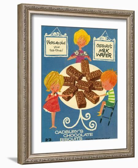 1960s UK Cadbury's Magazine Advertisement-null-Framed Giclee Print