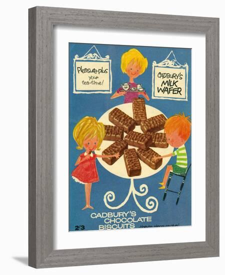 1960s UK Cadbury's Magazine Advertisement-null-Framed Giclee Print