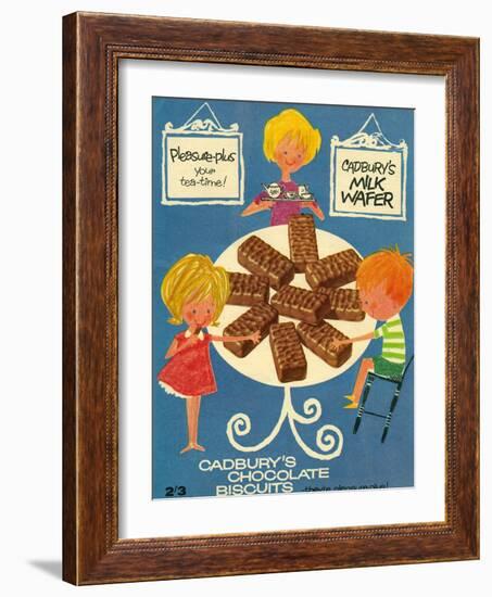 1960s UK Cadbury's Magazine Advertisement-null-Framed Giclee Print