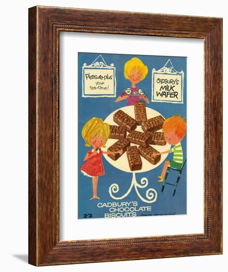 1960s UK Cadbury's Magazine Advertisement-null-Framed Giclee Print