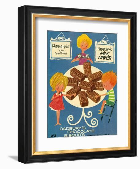 1960s UK Cadbury's Magazine Advertisement-null-Framed Giclee Print