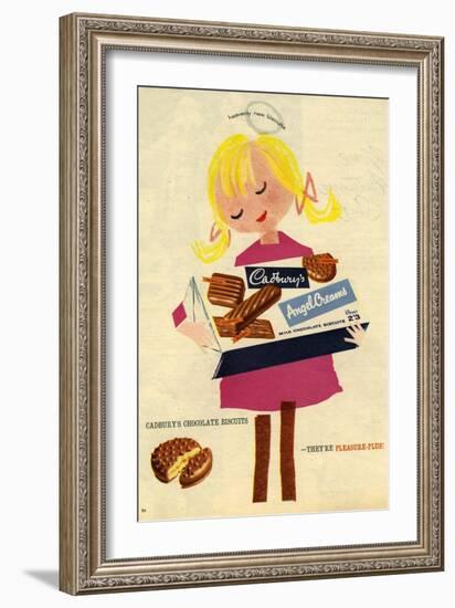 1960s UK Cadbury's Magazine Advertisement-null-Framed Giclee Print