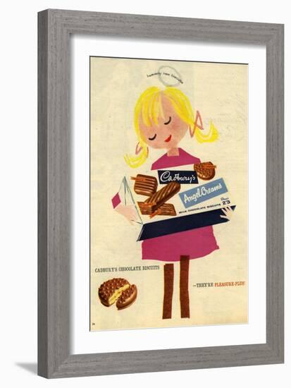 1960s UK Cadbury's Magazine Advertisement-null-Framed Giclee Print