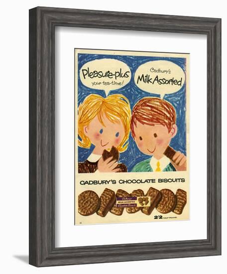 1960s UK Cadbury's Magazine Advertisement-null-Framed Giclee Print