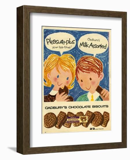 1960s UK Cadbury's Magazine Advertisement-null-Framed Giclee Print