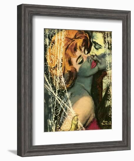 1960s UK Romance Magazine Plate-null-Framed Giclee Print