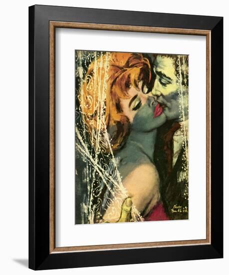 1960s UK Romance Magazine Plate-null-Framed Giclee Print