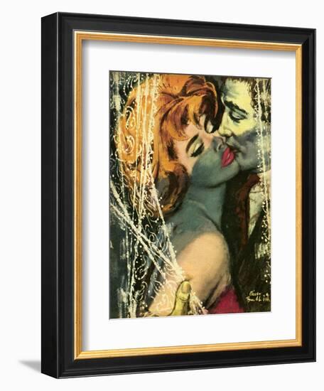 1960s UK Romance Magazine Plate-null-Framed Giclee Print