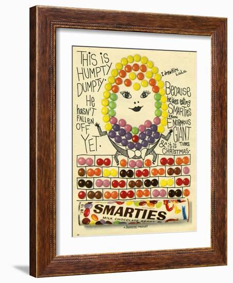 1960s UK Smarties Magazine Advertisement-null-Framed Giclee Print