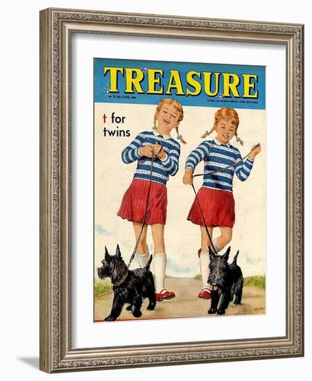 1960s UK Treasure Magazine Cover-null-Framed Giclee Print