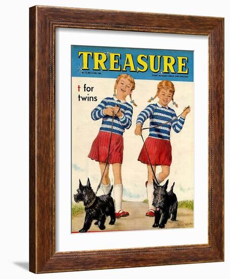 1960s UK Treasure Magazine Cover-null-Framed Giclee Print