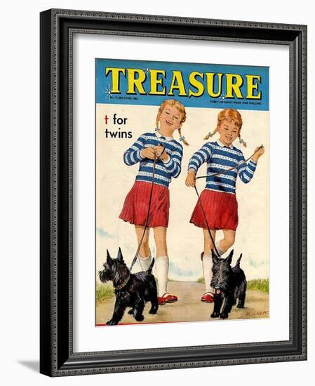 1960s UK Treasure Magazine Cover-null-Framed Giclee Print