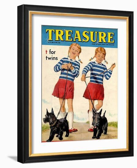 1960s UK Treasure Magazine Cover-null-Framed Giclee Print