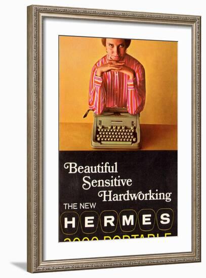 1960s USA Hermes Magazine Advertisement-null-Framed Giclee Print
