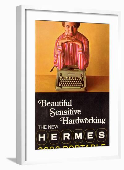 1960s USA Hermes Magazine Advertisement-null-Framed Giclee Print