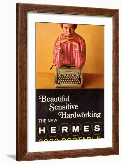 1960s USA Hermes Magazine Advertisement-null-Framed Giclee Print