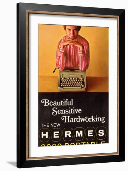 1960s USA Hermes Magazine Advertisement-null-Framed Giclee Print