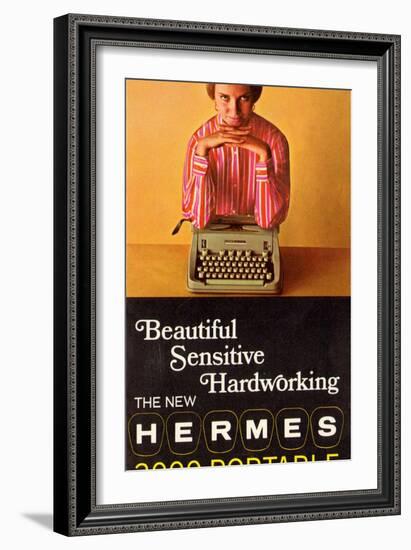 1960s USA Hermes Magazine Advertisement-null-Framed Giclee Print