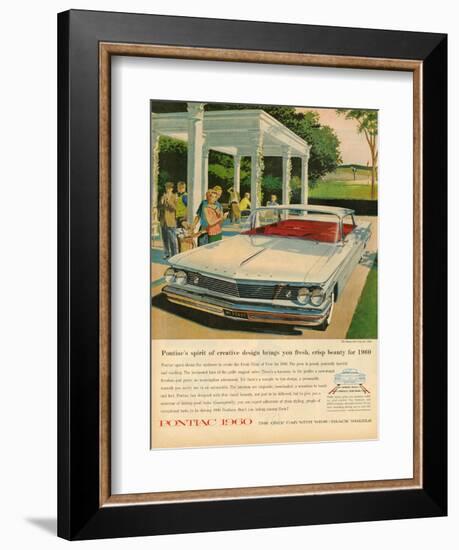 1960s USA Pontiac Magazine Advertisement-null-Framed Giclee Print