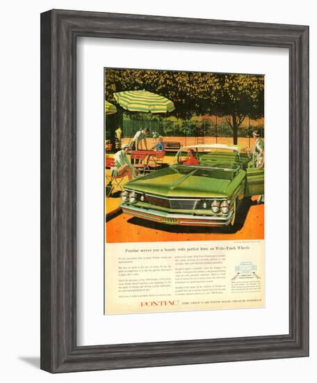 1960s USA Pontiac Magazine Advertisement-null-Framed Giclee Print