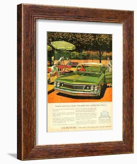 1960s USA Pontiac Magazine Advertisement-null-Framed Giclee Print