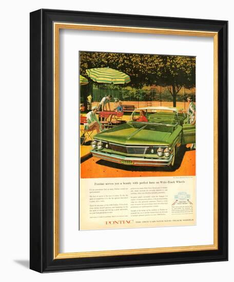 1960s USA Pontiac Magazine Advertisement-null-Framed Giclee Print