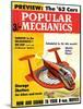 1960s USA Popular Mechanics Magazine Cover-null-Mounted Giclee Print