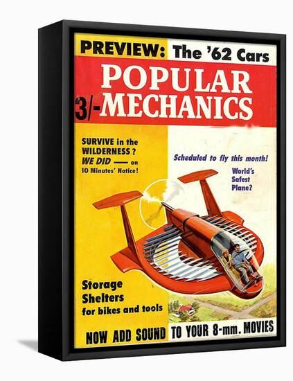 1960s USA Popular Mechanics Magazine Cover-null-Framed Premier Image Canvas