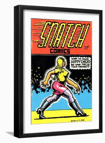 1960s USA Snatch Comics Comic/Annual Cover-null-Framed Giclee Print