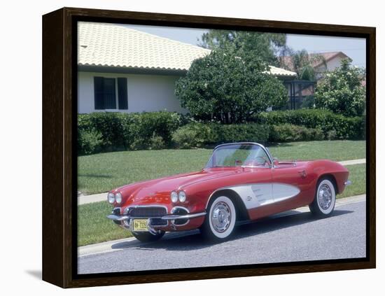 1961 Chevrolet Corvette-null-Framed Premier Image Canvas