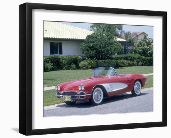 1961 Chevrolet Corvette-null-Framed Photographic Print