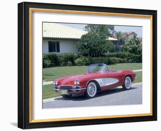 1961 Chevrolet Corvette-null-Framed Photographic Print