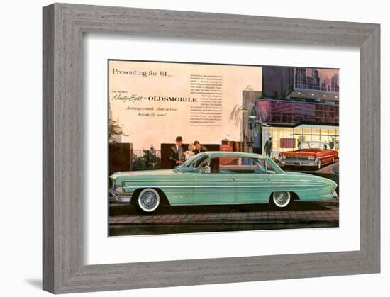 1961 GM Oldsmobile Classic 98-null-Framed Art Print