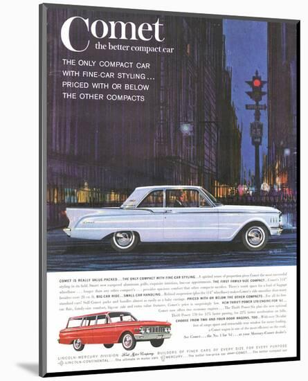 1961 Mercury-Comet Family Size-null-Mounted Art Print