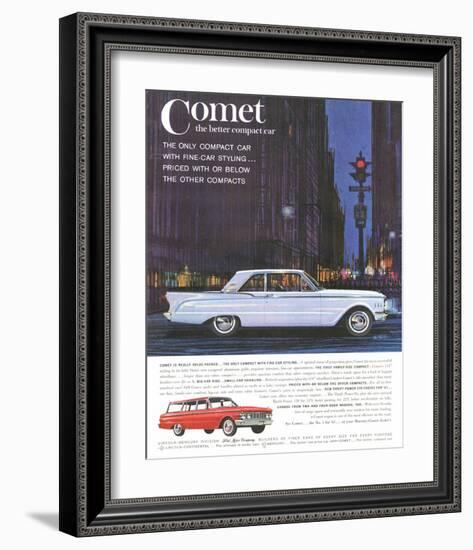 1961 Mercury-Comet Family Size-null-Framed Art Print