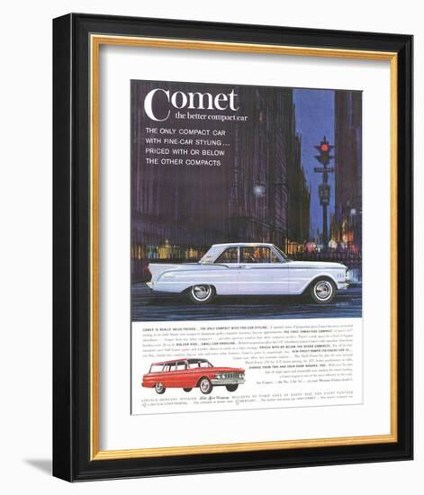 1961 Mercury-Comet Family Size-null-Framed Art Print