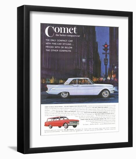 1961 Mercury-Comet Family Size-null-Framed Art Print