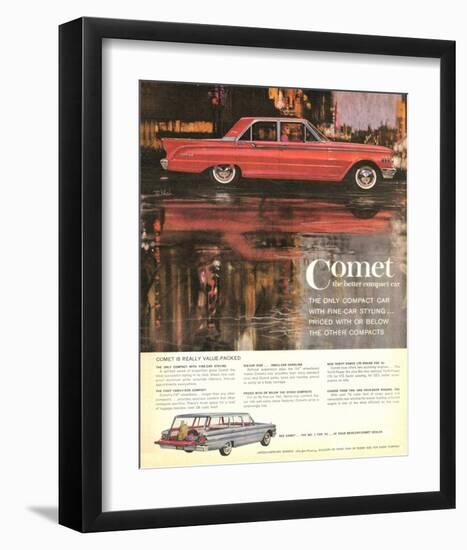 1961 Mercury-Comet Real Value-null-Framed Art Print