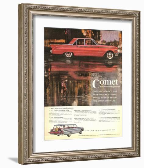 1961 Mercury-Comet Real Value-null-Framed Art Print