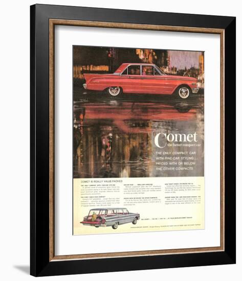 1961 Mercury-Comet Real Value-null-Framed Art Print