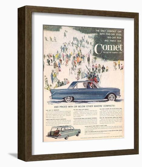 1961 Mercury Comet - Style-null-Framed Art Print