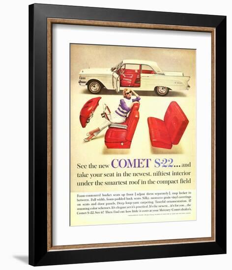 1961 Mercury-New Comet S-22-null-Framed Art Print