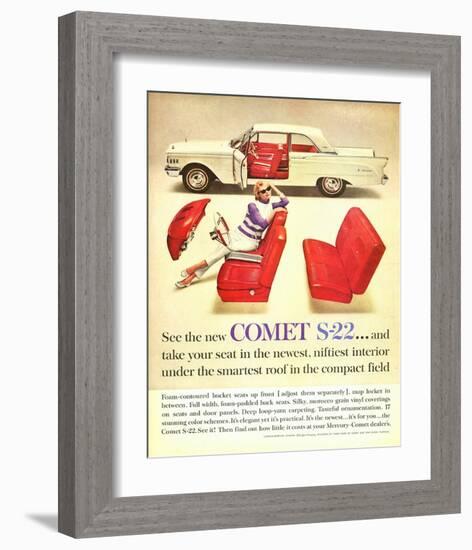 1961 Mercury-New Comet S-22-null-Framed Art Print