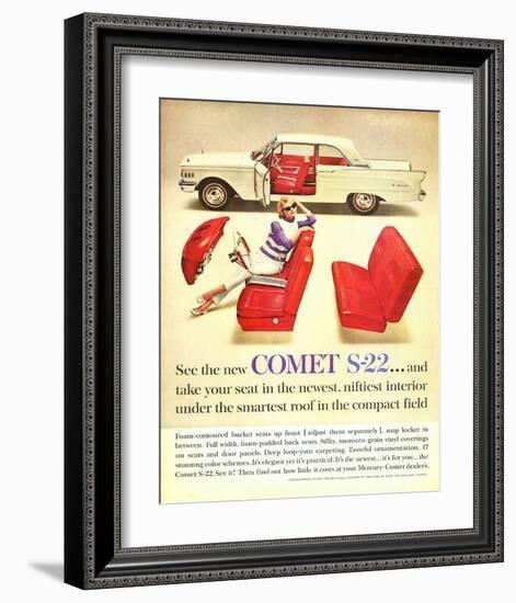 1961 Mercury-New Comet S-22-null-Framed Art Print