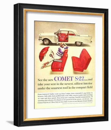 1961 Mercury-New Comet S-22-null-Framed Art Print