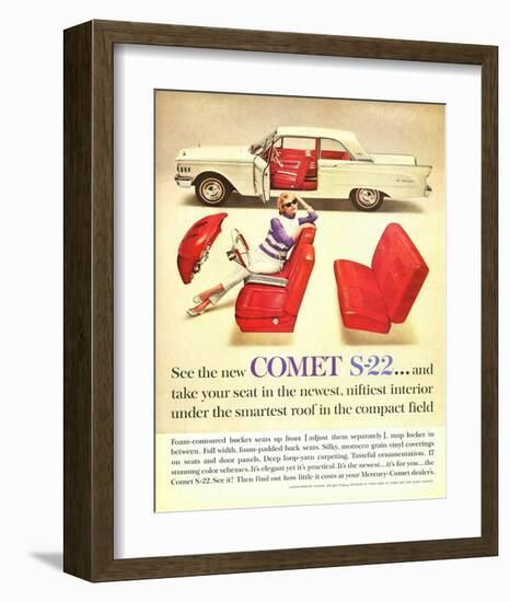 1961 Mercury-New Comet S-22-null-Framed Art Print