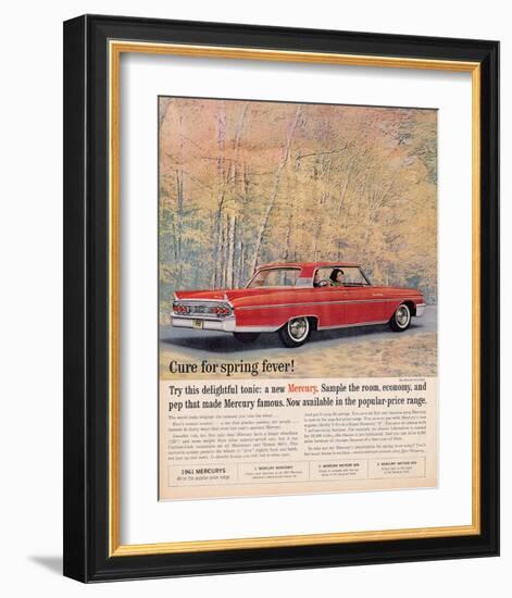 1961 Mercury - Spring Fever-null-Framed Art Print