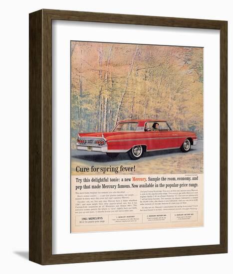 1961 Mercury - Spring Fever-null-Framed Art Print