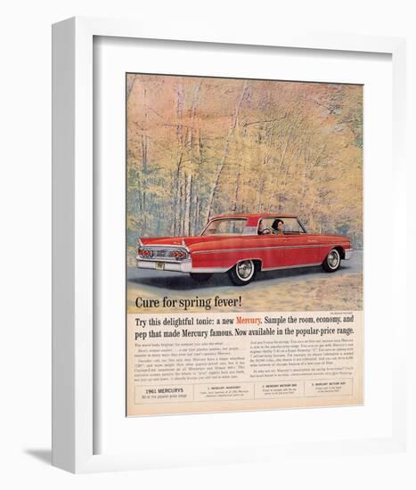 1961 Mercury - Spring Fever-null-Framed Art Print